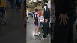 Elis State Tournament weigh ins #wrestling