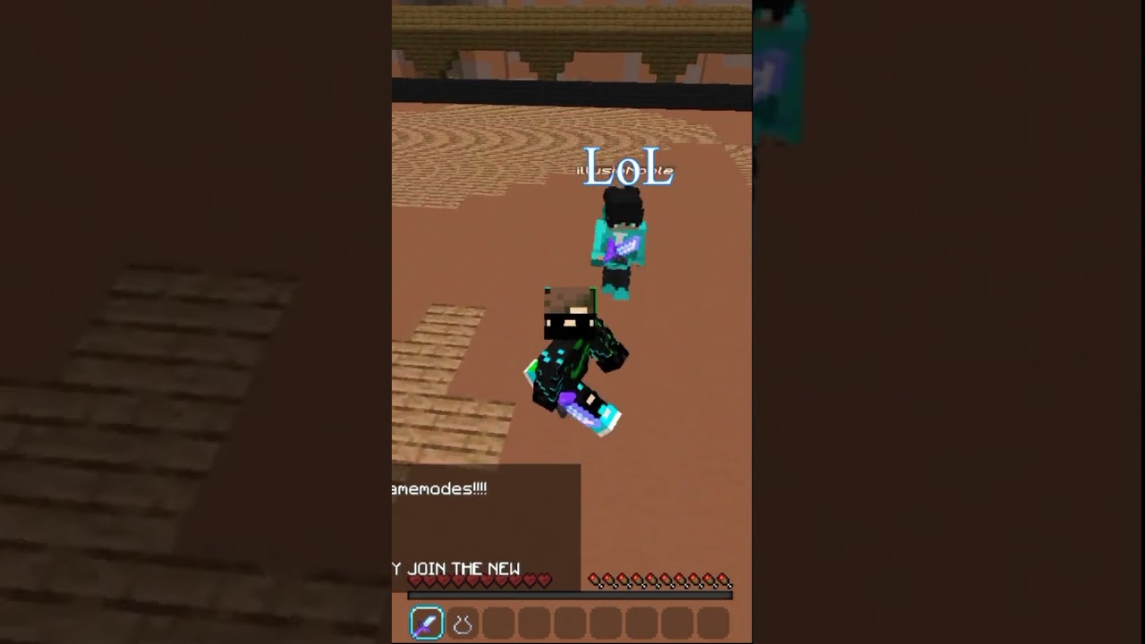 I met @illusioNoble in minecraft  