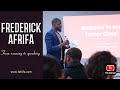 FREDERICK AFRIFA - FROM RUNNING TO SPEAKING.