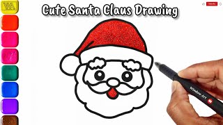 Easy Santa Claus Drawing 🎅 | How To Draw Santa Claus | Christmas Drawing 🎄 | #santaclaus #drawing