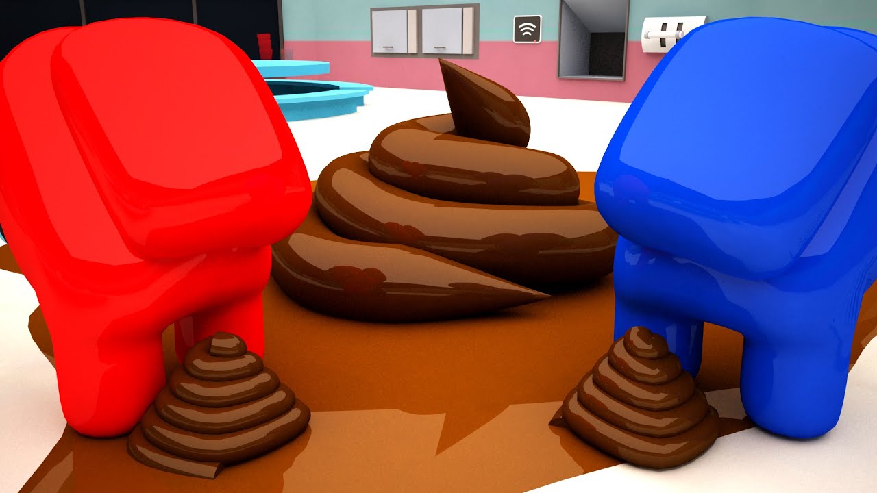 AMONG US POOP! / 0000 / IMPOSTOR POOPED EVERYWHERE! / THE FUNNIEST ANIMATIONS! / 