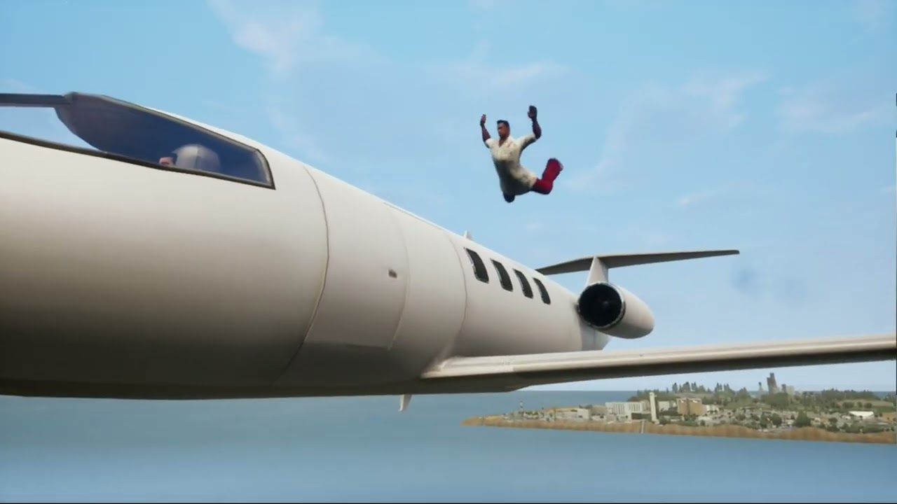 Misi #88 Freefall - Masuk ke Jet Shamal \u0026 Bunuh Mafia Forelli - Sub Indonesia - GTA SA Definitive Ed