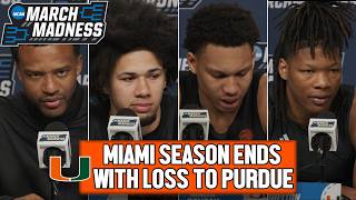 Jai Lucas, Tre Donaldson, Malik Reneau & Shelton Henderson After Loss to Purdue in NCAA Tournament