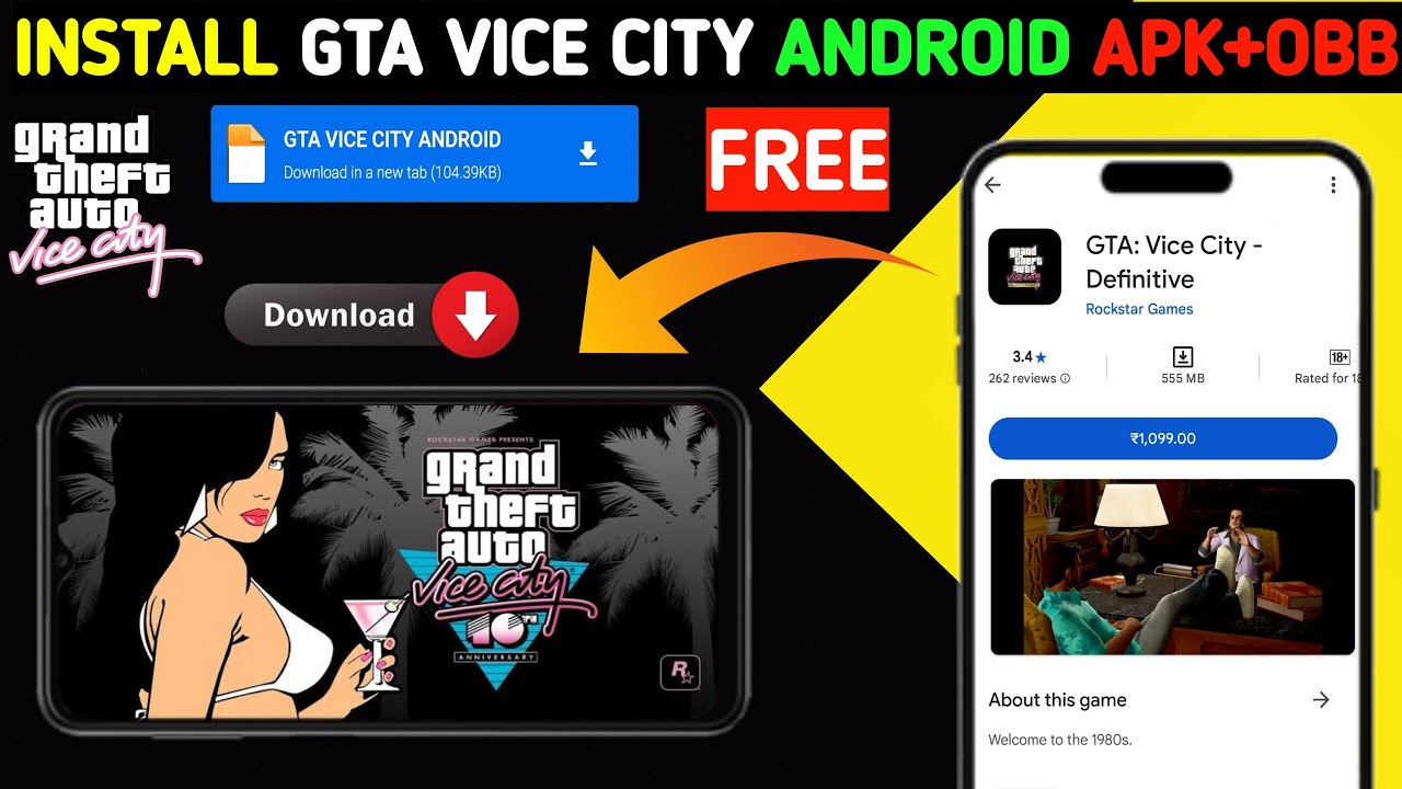 How To Download Gta Vice City On Android! Download GTA