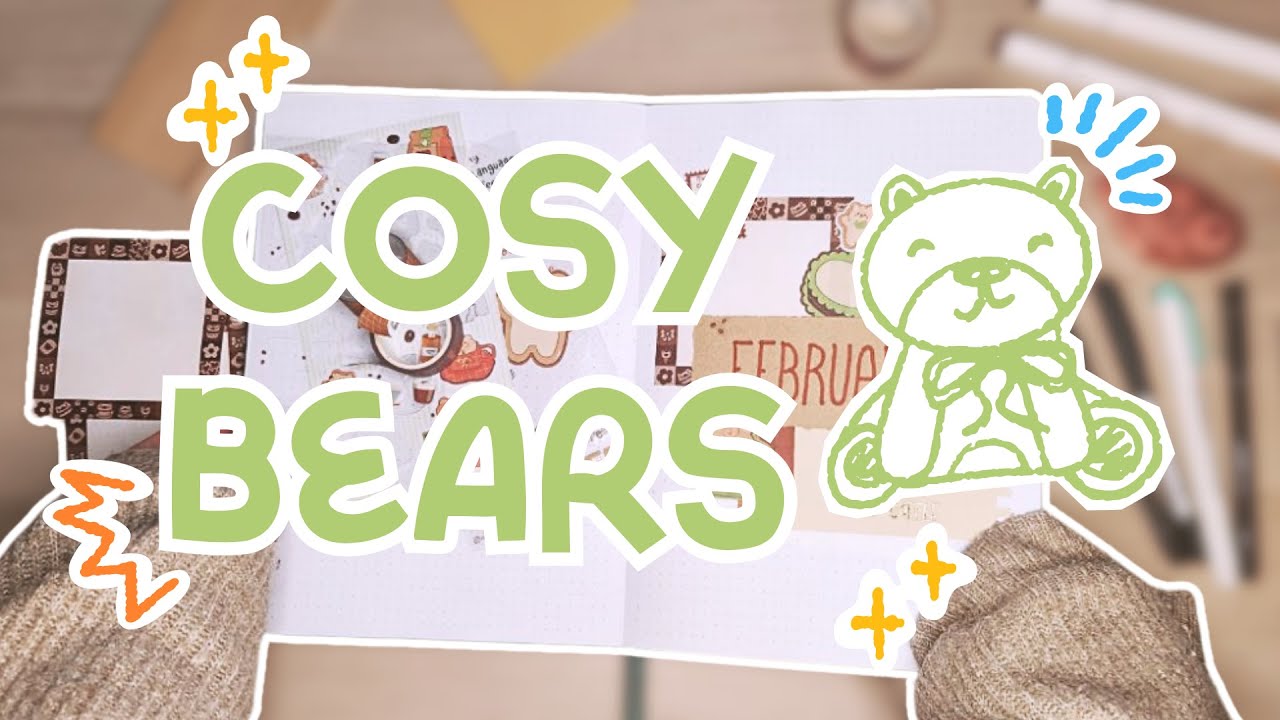 February Bullet Journal Setup ✨ Cozy Coffee Shop