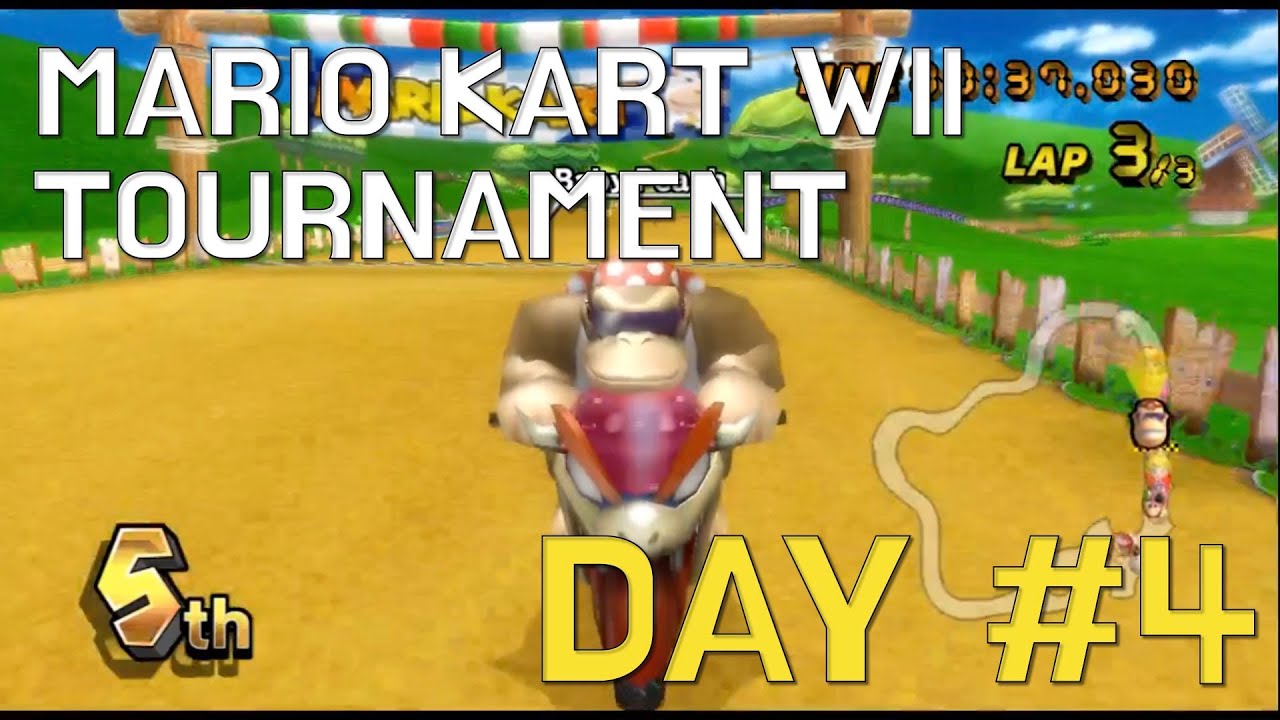 Mario Kart Wii Tournament Day #4 マリオカートWii トーナメント - EP4