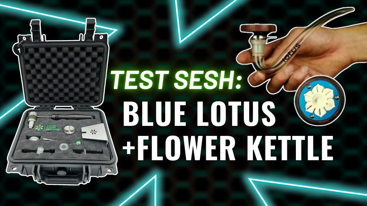 Lotus Vaporizer GOES BLUE // Is the Flower Kettle Even a Ball Vape