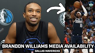 Brandon Williams On Learning From Kyrie Irving, Recovering From Injury, And The Mavericks' Defense