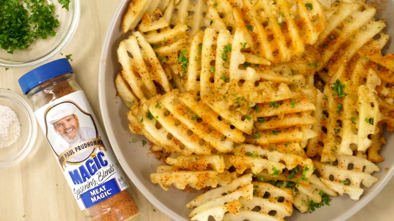 Garlic Waffle Fries Magic Minute™ YouTube