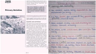 Geography Class 12 Chapter 5: Primary Activities Notes