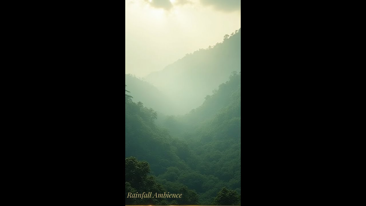 Rain Temple Calm — 15 Minutes of Soft Rain & Forest Sounds (No Music)