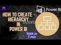 How to Create Hierarchy in Power BI?