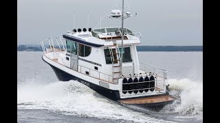 Скоростной морской катер Nord Star 30 Fly - 87 км/ч | Новый катер с флайбриджем | Тест-драйв