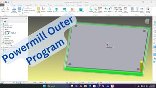 Powermill outer program tutorial | Powermill outer program kaise banaye