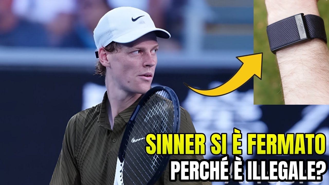 A Jannik Sinner è stato impedito di indossare dispositivi di fitness agli Australian Open