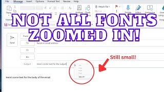 Make all fonts bigger in Windows 11