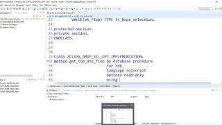 Module 6 || Demo 2 - AMDP with SELECT OPTION-AMDP_Demo2