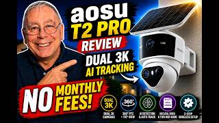 AI Tracking Security Camera With No Monthly Fees | aosu T2 Pro