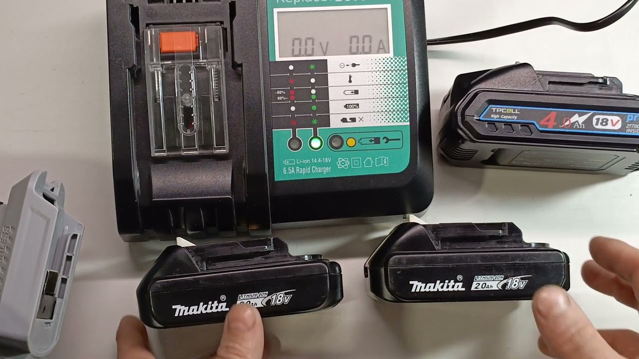 Makita LXT 18v.Пример разблокировки АКБ после китайской зарядки.Просто личный опыт-не повторять.