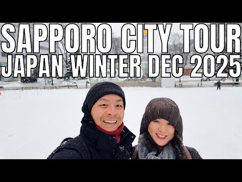 Part 3 of 4: Japan Winter Holiday Dec 2025 Sapporo City Walking Tour