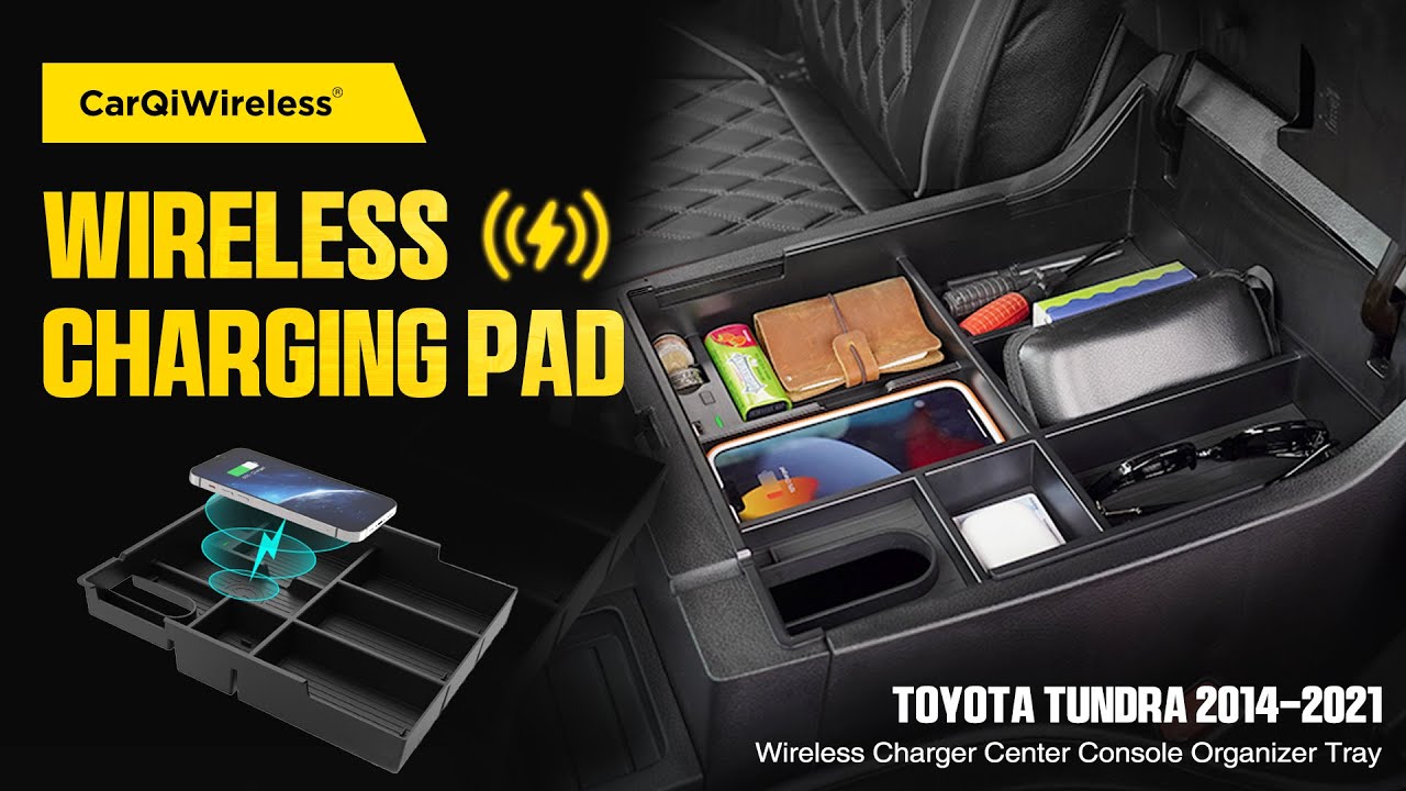 CarQiWireless Wireless Charger Center Console Organizer Tray for
