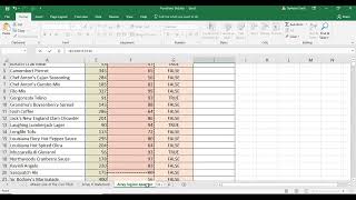 Excel : Usage of Array Logical Operator Conditions
