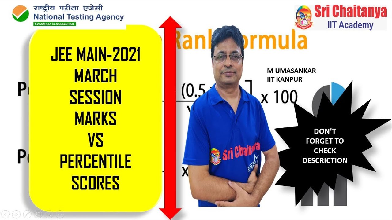 JEE MAIN 2021 MARCH SESSION MARKS VS PERCENTILE ANALYSIS|M UMASANKAR||JEE MAIN AND ADVANCED