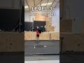 Level 8 was almost impossible🤯 #parkour #sports #challenge  #extremesports #freerunning #fail