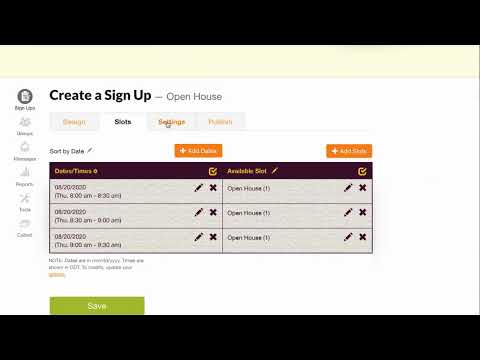 Sign Up Genius Button Signup Genius - YouTube