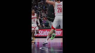 Anthony Edward Posterize Rockets Center Alperen Sengun