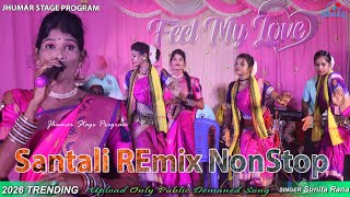 Santali Remix Non Stop Song Sunita Rana Sanatli Stage Program Santali Chain Dance Video