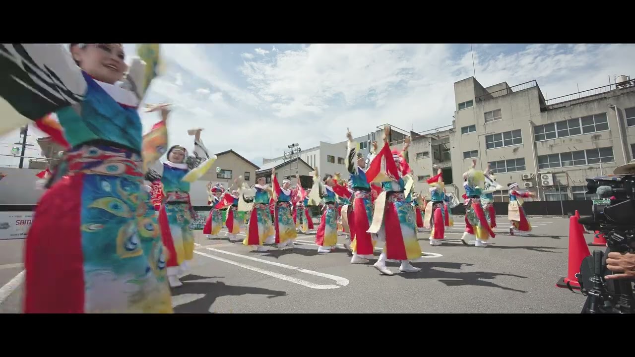 風舞輝 銭形よさこい2025 ステージ 4k - YouTube
