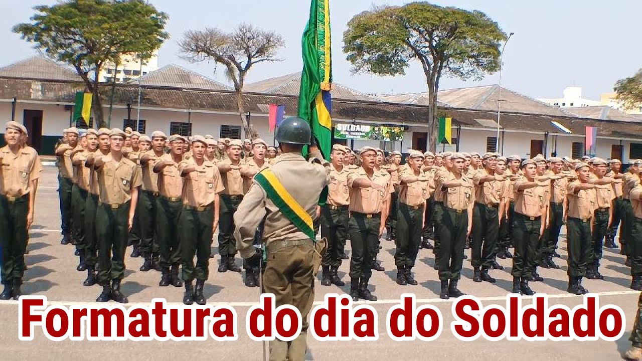 Formatura do dia do soldado - 6º BIL Caçapava 2024 - @TVtaiadavale3208 ...
