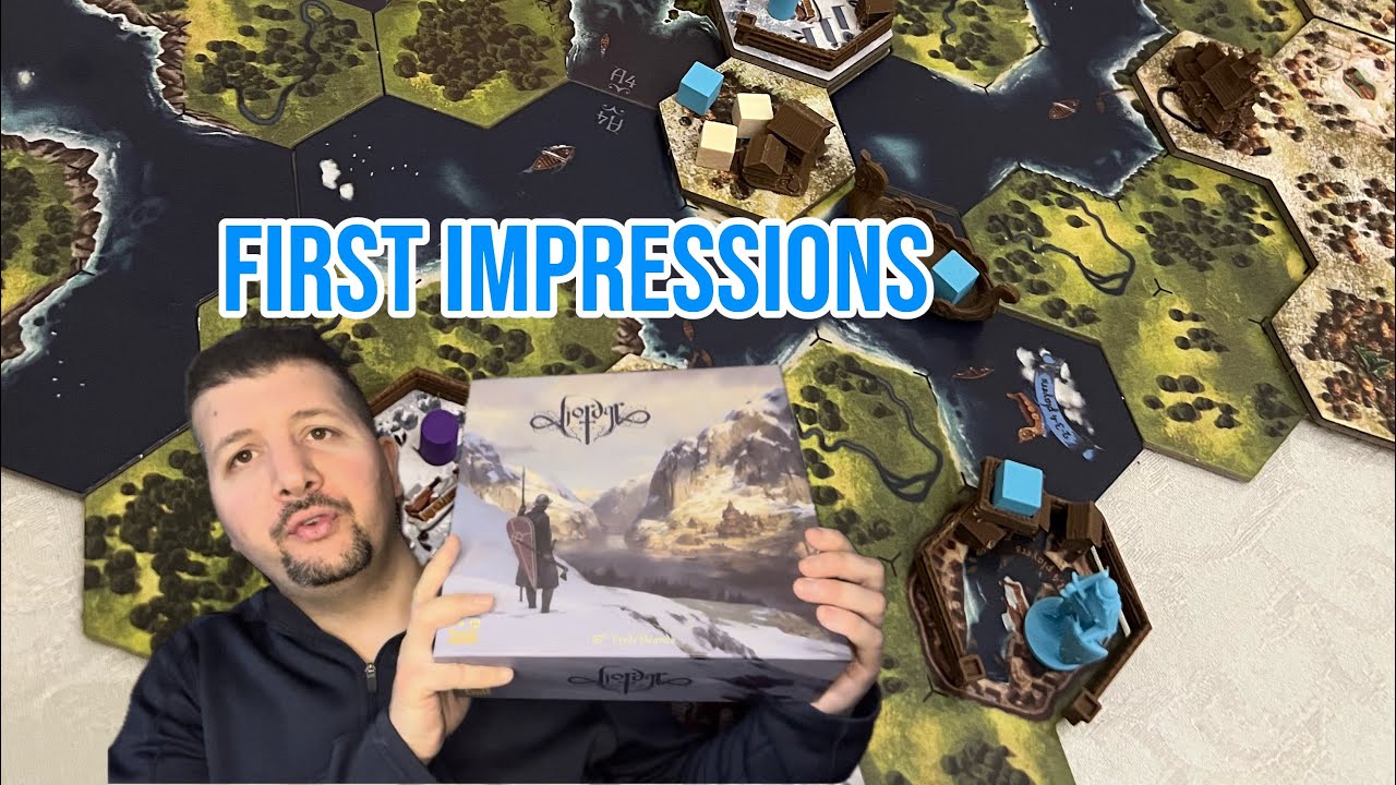 Первые впечатления от настольной игры Fjordar.