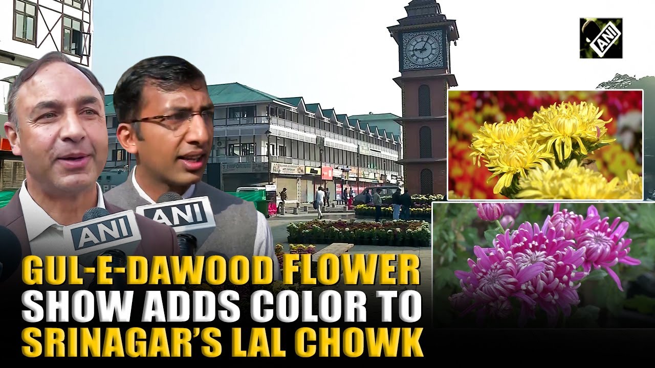 SKUAST Kashmir и SMC проводят яркое цветочное шоу Gul e Dawood в Гханта Гар Лал Чоук, Сринагар.