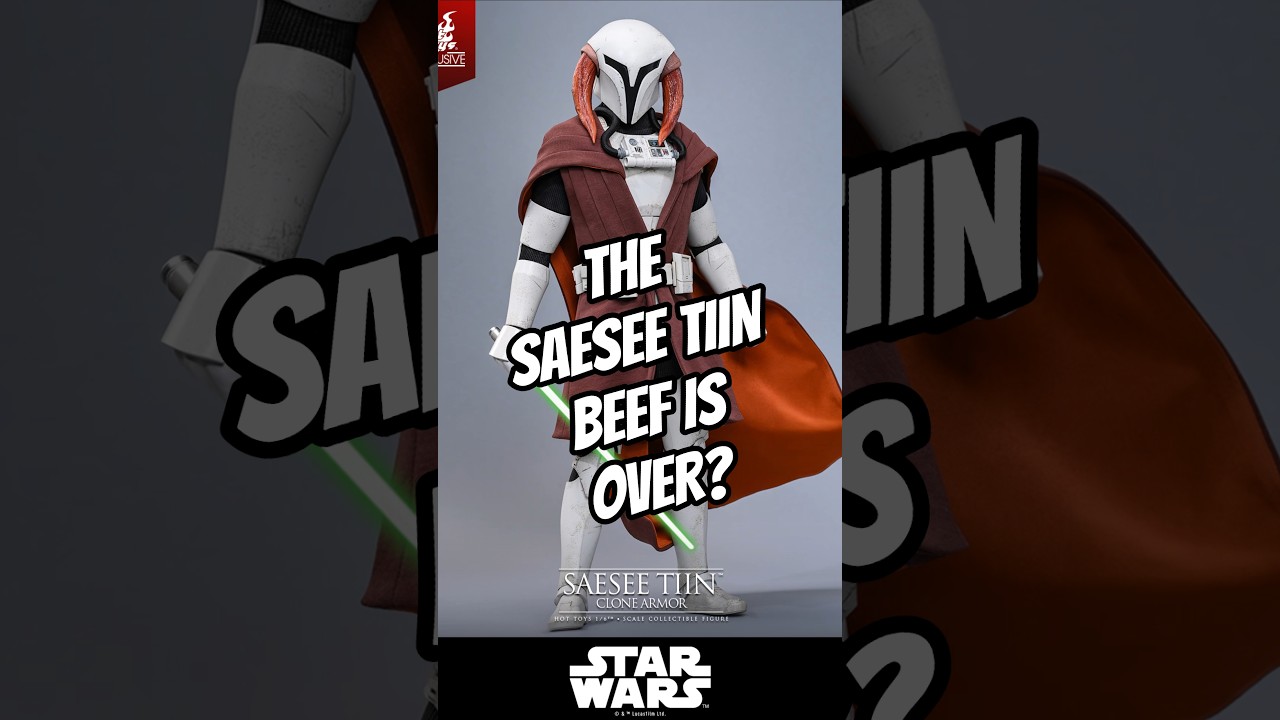My BEEF With Saesee Tiin May Be Over #hottoys #starwars #clonewars #actionfigures #collectibles