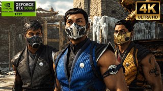 Mortal Kombat 1: Part 8 Sub-Zero 4k Ray Tracing RTX 5090 Graphics Test Max Settings PC Gameplay