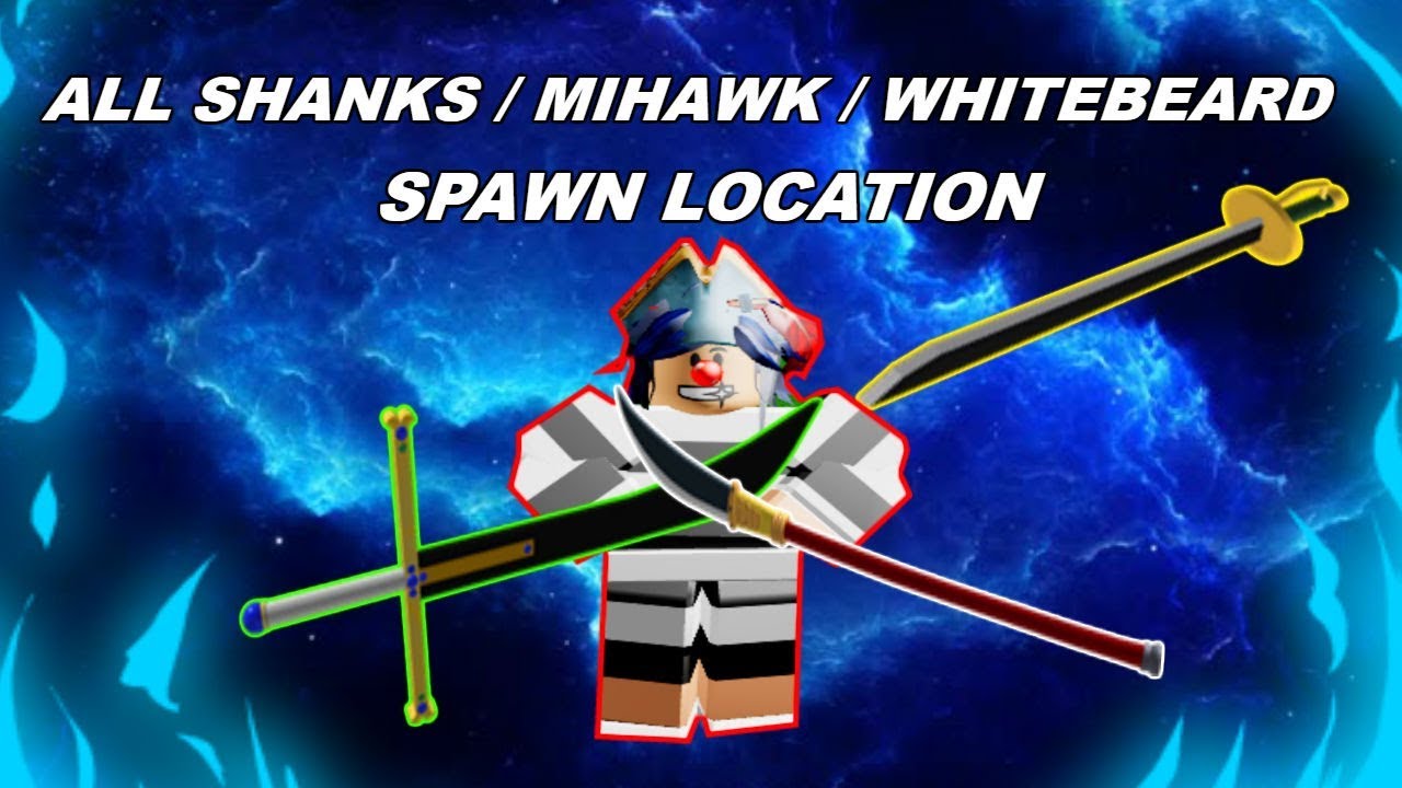 One Piece Millennium All Whitebeard Shanks Mihawk Spawn Location Roblox One Piece Game Youtube - roblox one piece millennium