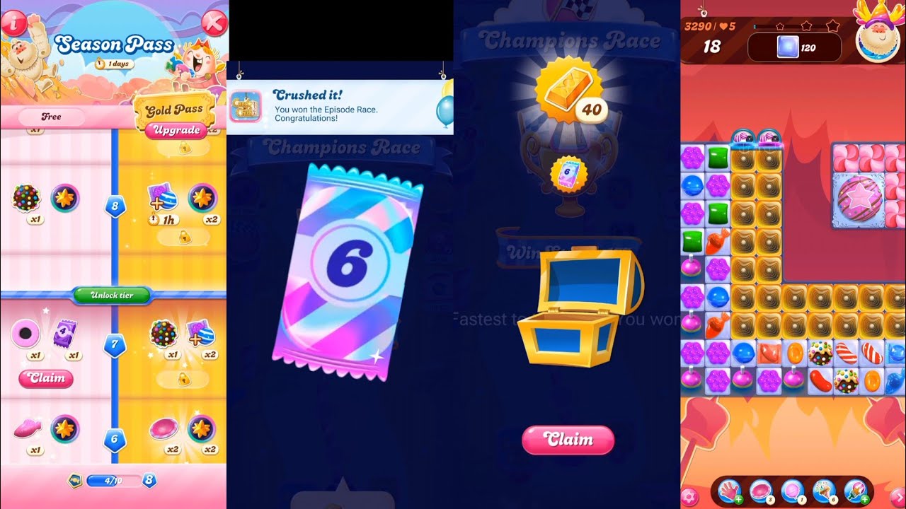 New Season How To Get Free Booster | Season Pass | Legendary Level 3290 | Candy Crush Saga 