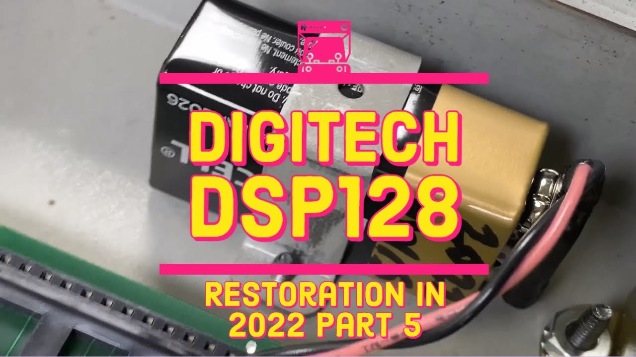 Digitech DSP128 Restoration in 2022 - Part 5 - New Battery Install