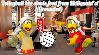 Volleyball bro steals food from McDonald’s! (Grounded)