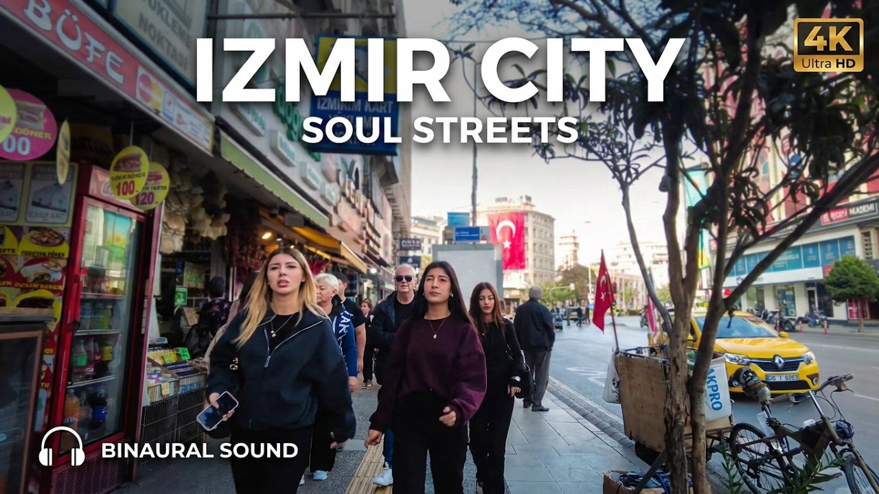 Izmir, तुर्किये | İzmir | पैदल यात्रा 4K