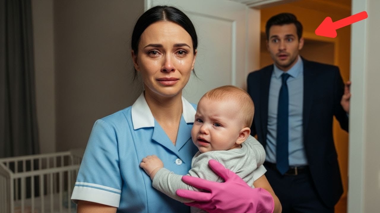 FAXINEIRA CHORA ABRAÇADA AO BEBÊ DO MILIONÁRIO... O MOTIVO É DE PARTIR O CORAÇÃO!