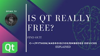 Is QT Free to use or NOT?! Is QT Free for commercial use? QT For Python, C++, Android, iOS screenshot 2