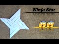 How to make a paper ninja starpaper ka ninja star kese banayeds athwal