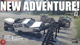 SpinTires MudRunner: NEW MAP! Hometown Trailing! Multiplayer w/ NEW TRUCKS!