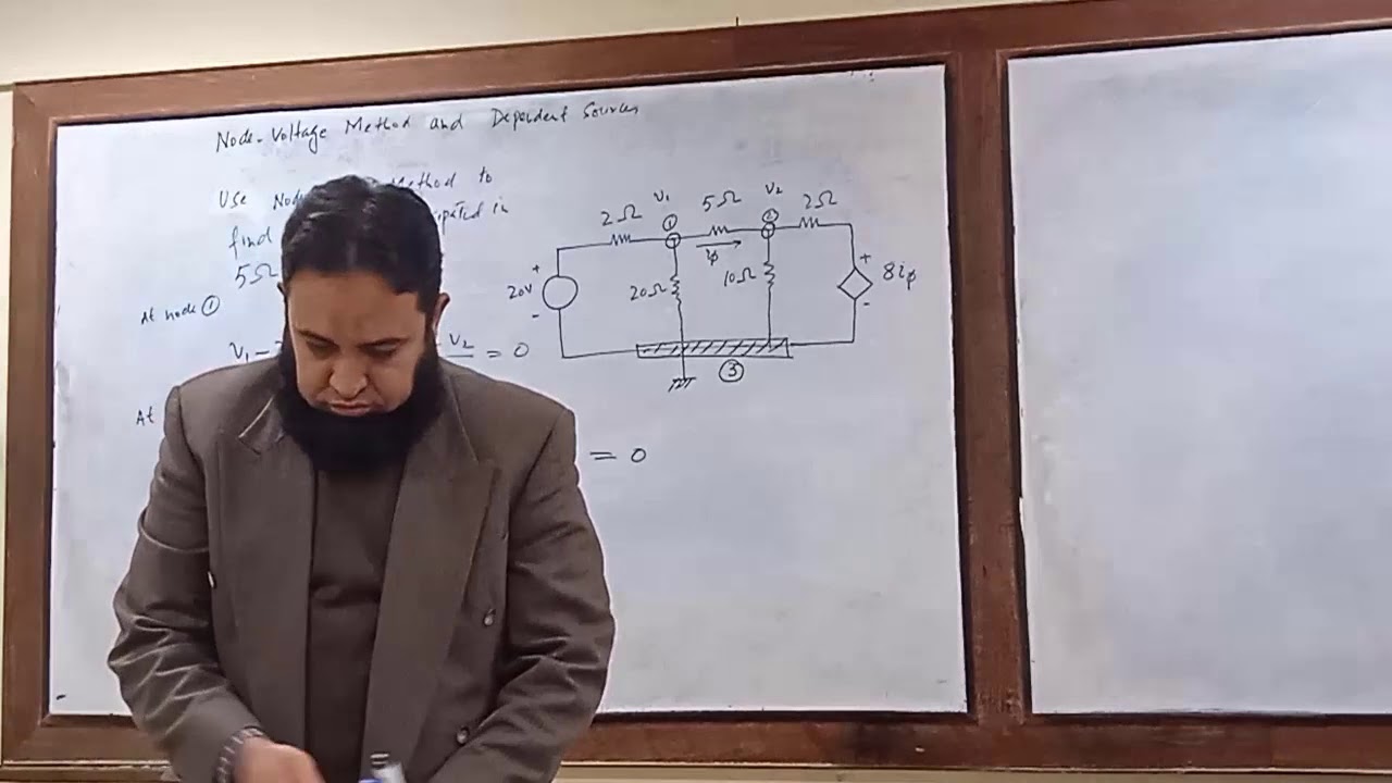 Node Voltage Method Part 3 - YouTube