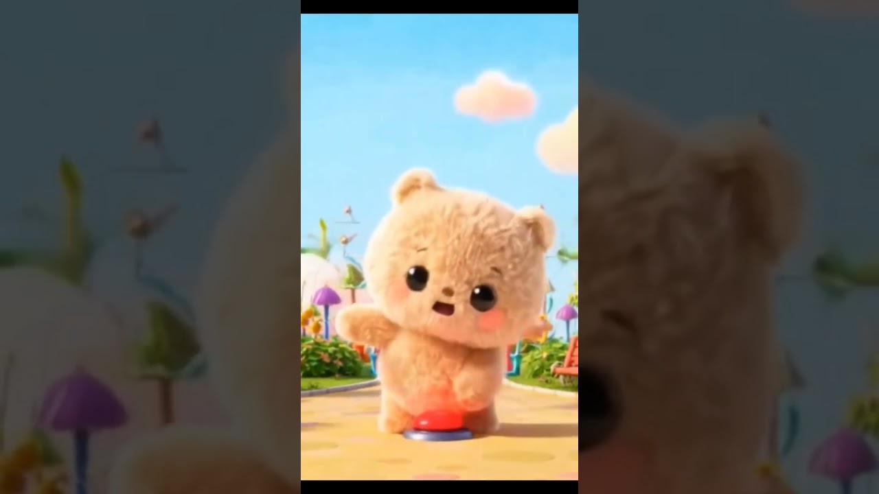 😱 Bumzi found a mysterious MAGIC BUTTON! 🔴✨
