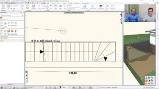 Creating a stair by sketching one side - ARCHLine.XP