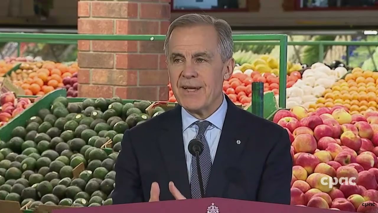 Prime Minister Mark Carney announces GST top up, grocery rebate and changes to grocery supply chain